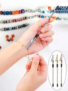 2-Piece Multi-Color Bracelet Tool Set with Crocodile Clip Design, Jewelry Making Accessories for Women, Easy Wear & Secure Hooks, Jewelry Tools