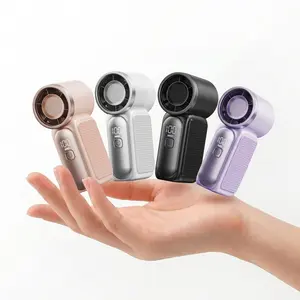 GAIATOP Super Mini Handheld Fan, Small Purse Fan for Women, Pocket Fan, Makeup Fan, High-Speed Turbo, 6-Gear Adjustable with LED Display, USB Rechargeable, Portable Fan for Travel, Outdoor, Girls   Valentine's Day gift