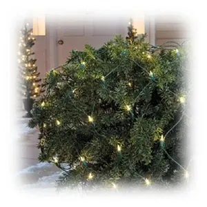 Sylvania  4 x 6 ft. 100 Light Stay-Lit LED Net Style Christmas Lights Set, Warm White