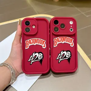 Luxury Backwoods Phone Case for iPhone 17 16e 16 15 14 13 12 11 Mini Pro Max Air X XR Xsmax 8 7 Plus, Anti-Fall Shockproof Protective Soft Tpu Back Cover