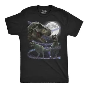 Mens Funny T Shirts Dinosaurs In Space Sarcastic Dino Graphic Novelty Tee For Men Mens Funny T Shirts Cool Vintage Fashion T-Shirt Gift Classic Menswear Space Apparel for Men Funny Dinosaur Short Sleeve Novelty Black -
