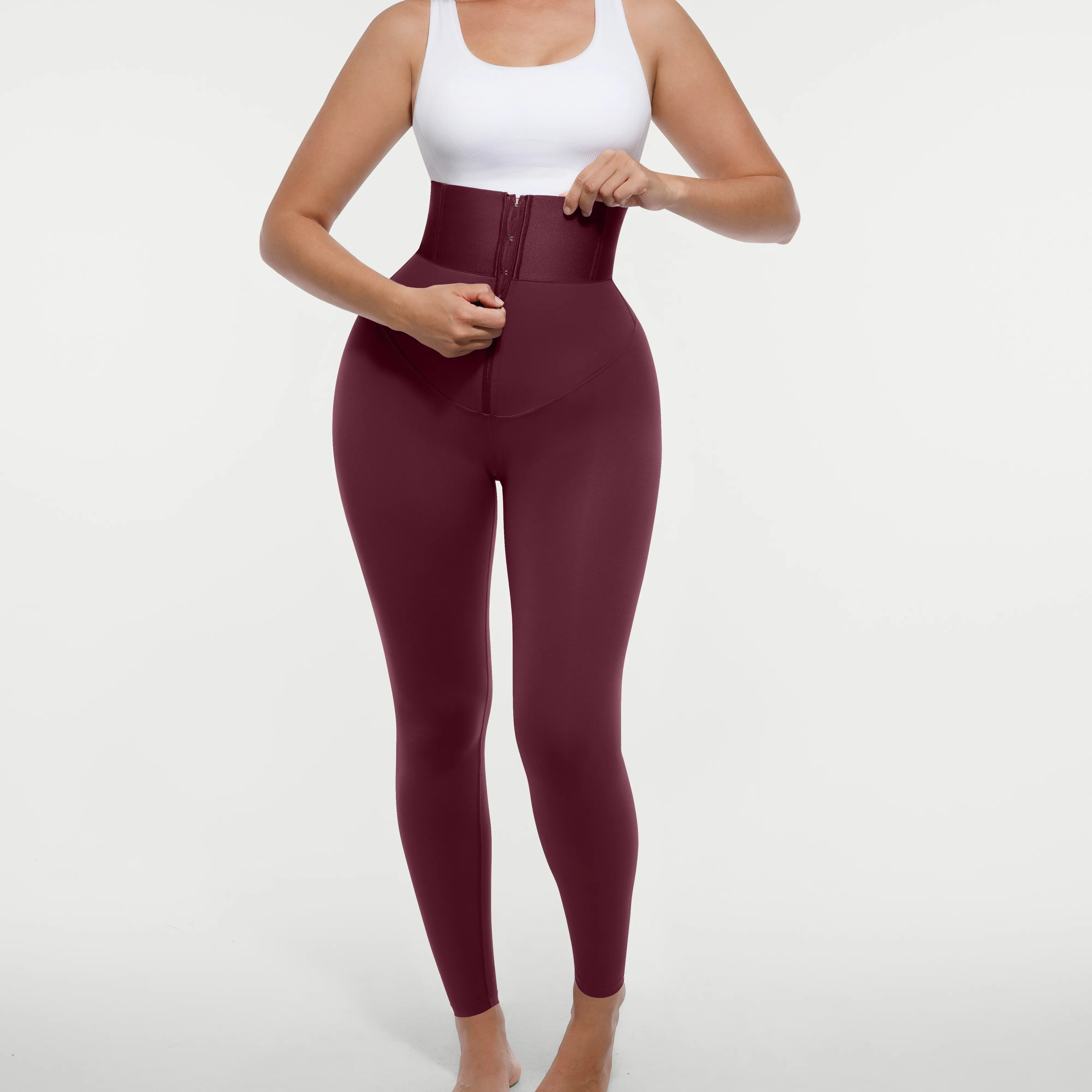 Shapellx AirSlim ElasticFuse Waistband Shaping Leggings for Creator Bottoms Minimalist