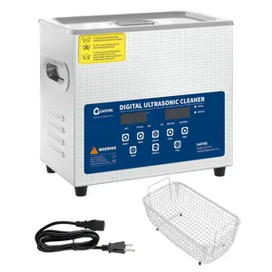 GAOMON 6L Ultrasonic Cleaner with Heated Function, Digital Timer & Stainless Steel Tank, Professional Cleaning Machine for Jewelry, Glasses, Watches, Circuit Boards, Auto Parts