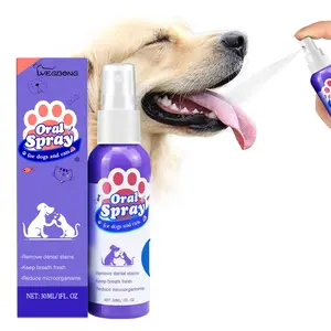 YEGBONG Pet Oral Spray – Teeth Cleaning for Dogs & Cats, Eliminate Bad Breath, Fight Plaque & Tartar, Natural Peppermint Formula, No Brushing Required, Freshen Breath & Support Gum Health – 30ml/1 Fl Oz cow scratching brush