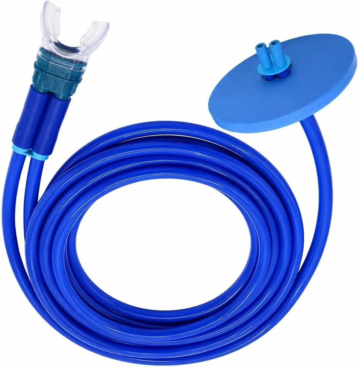 Snorkel Set with Anti-Choke Valve & Soft Silicone Mouthpiece for Pool Training & Surface Swimming