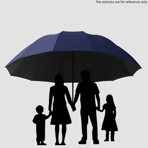 Large Oversized Golf Umbrella, Windproof Waterproof Big Canopy, Auto Open, UPF50 Sun & Rain Protection, Heavy Duty Frame, Portable for Men Women Outdoor Travel Daily Use