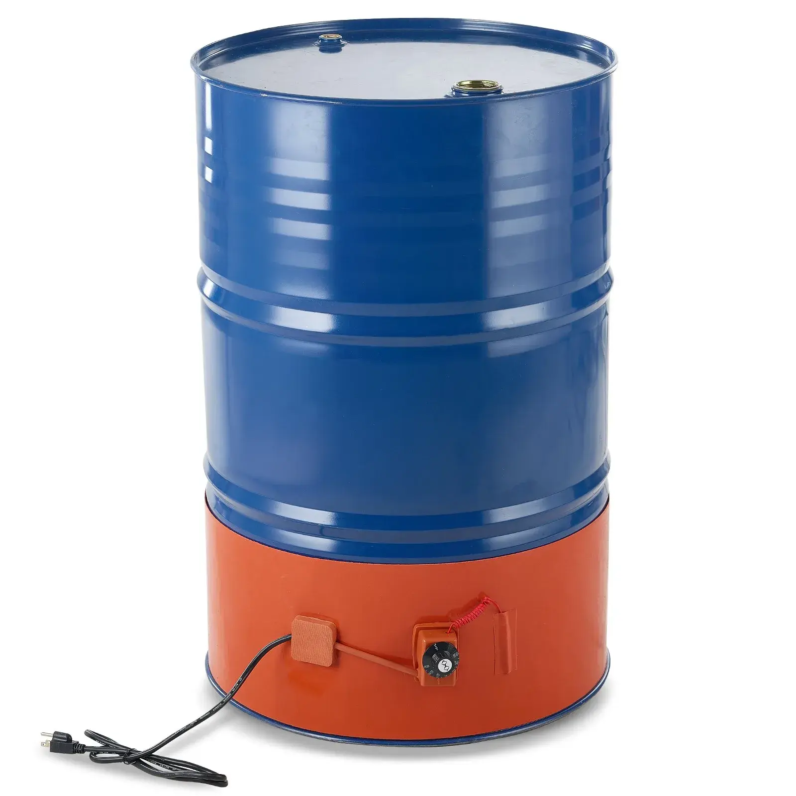 【Summerfinds】VEVOR Metal Drum Heater,1200 Watt 10 inch WidthPail Heating Band for 55 Gallon Barrel86-302℉ Adjustable ThermostatHigh Efficiency Silicone Grease Keg HeaterFCC Listed Orange