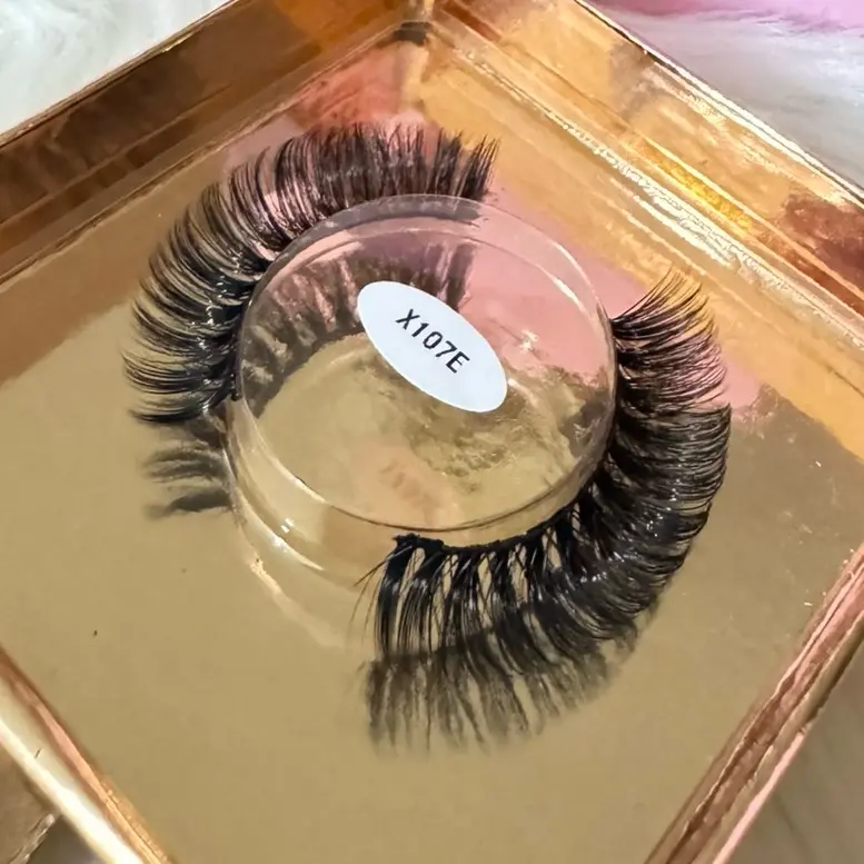 Mermaid Wink Eyelashes - Ultra Fluffy Lashes in Tavy Wave Collection with Customizable Design for Everyday Use - Cosmetic, Makeup