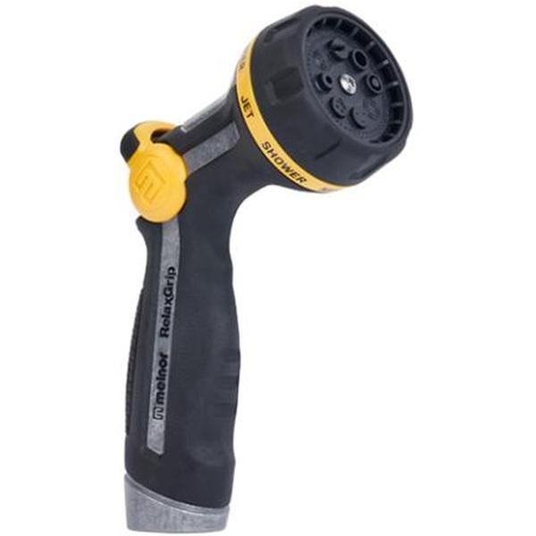 Melnor R301 Garden Hose Nozzle Sprayer - Home Improvement Watering Tool, 8 Spray Patterns, Thumb-Activated Control, Relaxed Grip, Durable Metal Threads, Adjustable, Arthritis-Friendly Fine Mist, Outdoor Garden Equipment