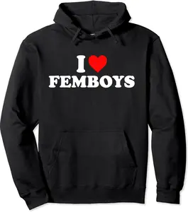 I Love Femboys Pullover Hoodie