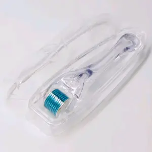 Derma Roller REAL NEEDLES 0.25 mm Home Use Titanium Microneedling Roller for Face Body Beard for Women and Men, w/Storage Case derma  roller  men face  rollers Gentle Comfort