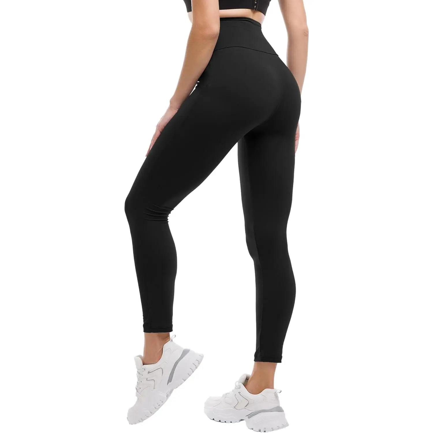 High Waisted Leggings for Women, Soft Stretchy Non-See-Through Yoga Pants, Engineered for a Perfect Fit with Tummy Control, 0.1Kg