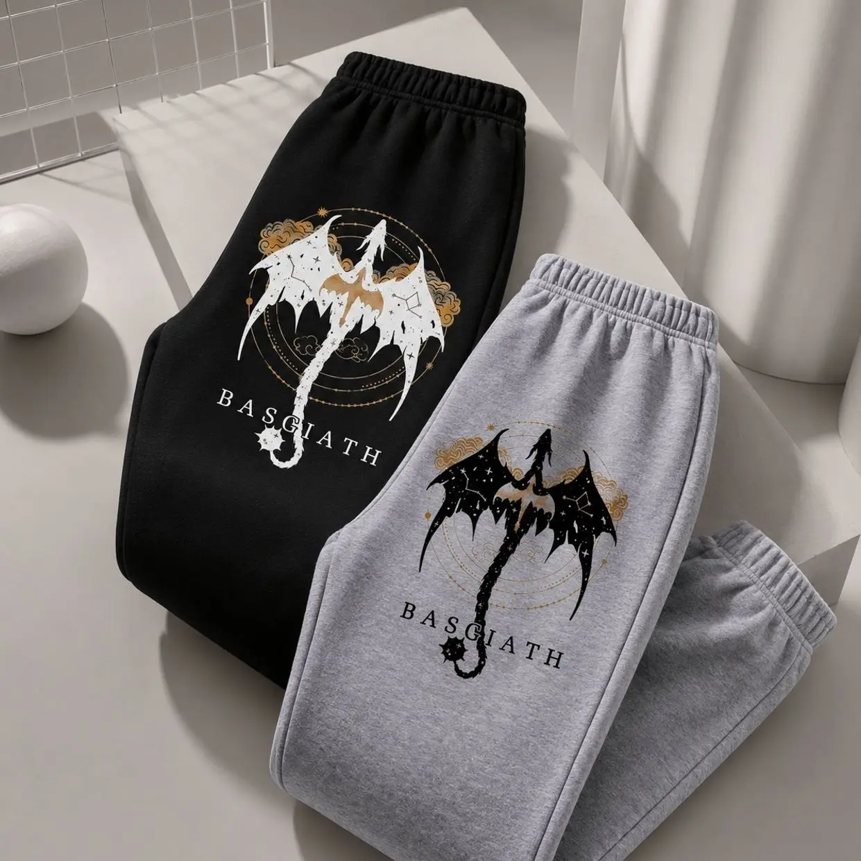 Epic Dragon Sweatpants – Basgiath War College Official Vibes 🐉✨ N