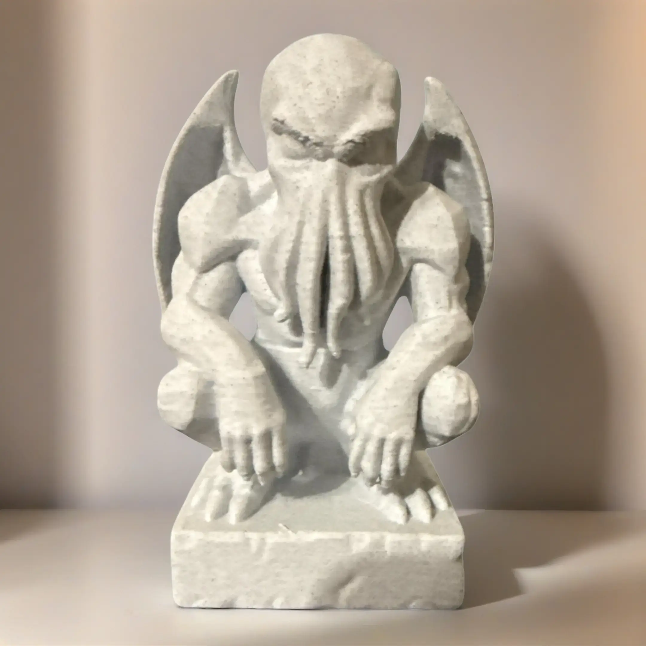 Cthulhu Desk Companion - Mythical Miniature Statue, Home Decor for Workspace