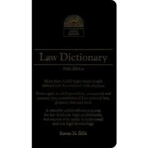USED-Law Dictionary (Barron's Legal Guides) by Steven Gifis (Vinyl Bound)