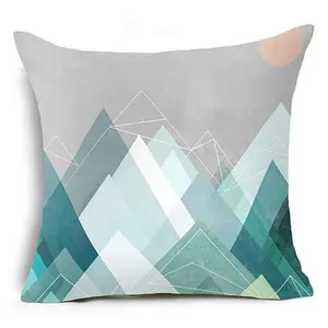 Sophisticated Geometric Minimalist Pillowcase for Elegant Living Spaces