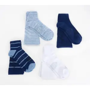 QVC Women's Tommie Copper 4pk UltraBlend OTC Compression Socks, Top-Fit Design, Premium Yarn Fabric