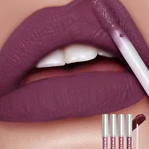 Long-Lasting Waterproof Matte Lip Gloss, Non-Sticky Easy Application, Matte & Shiny Finish, Multi-Use Liquid Lipstick, Ideal for Beginners