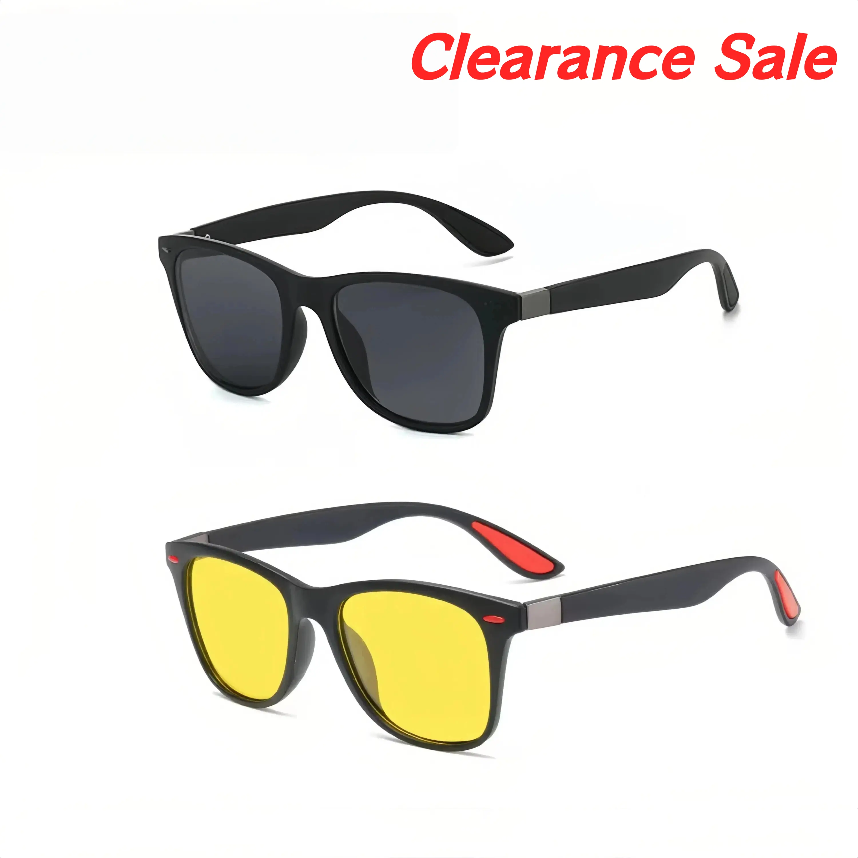 2026 Summer Paleshy Polarized Sunglasses  for Mens and Womens,Black Retro Sun Glasses,Flexible TR90 Frame,for Driving Fishing Cycling Hiking Golf Sports UV400 Protection adventure  eyewear