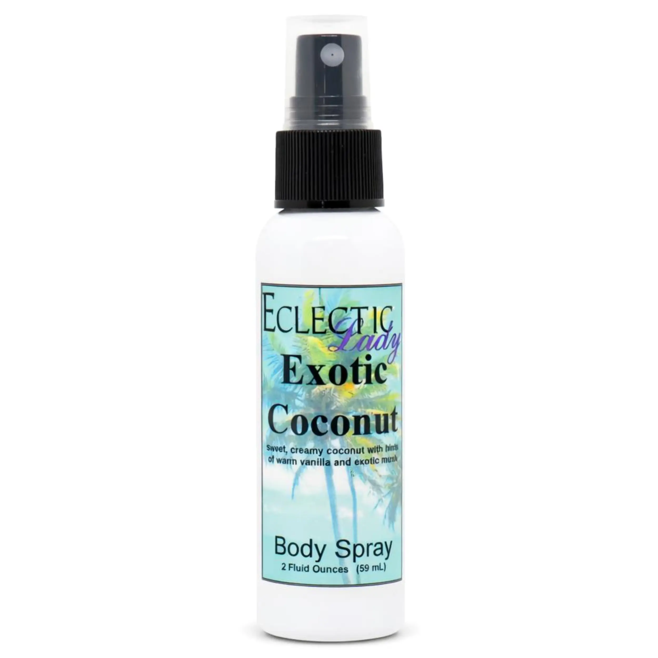 Exotic Coconut Body Spray, Hydrating Body Mist for Daily Use