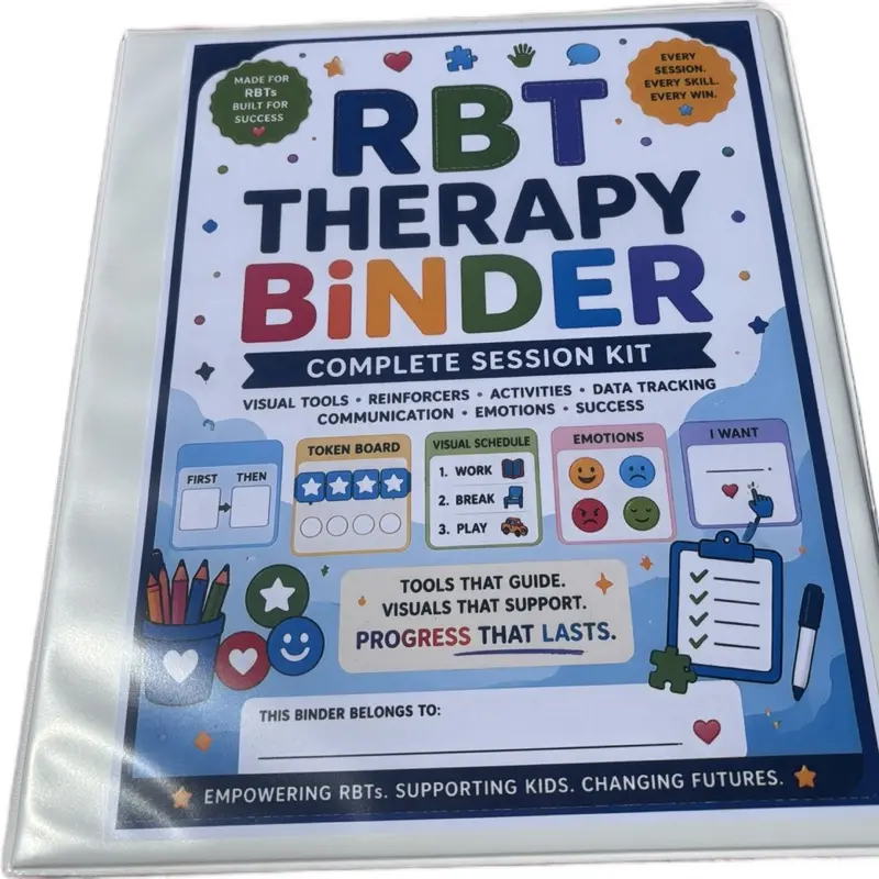 Kids Visual Schedule Binder | Autism / Routine Learning Kit