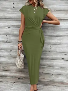 Summer Women's Sleeveless Dress Fashion Minimalist Casual Daily Everyday Party Wear, Stylish Chic Ladies' Clothing for Outdoor Events, Womenswear