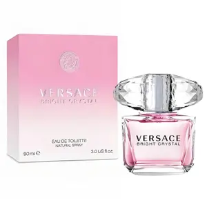 Versace Bright Crystal EDT Spray for Women - Floral Scent with Yuzu Peony & Musk Notes Classic Designer Fragrance Feminine Perfume