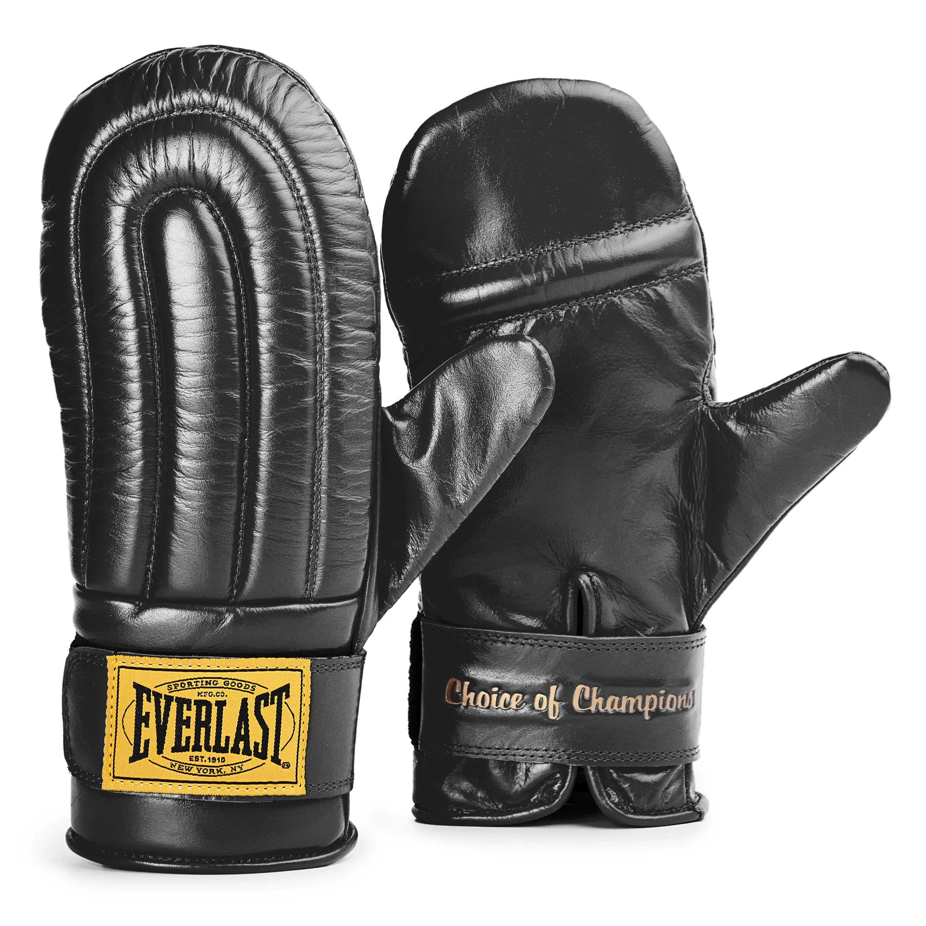 1910 Pro Minimalist Cowhide Leather Bag Mitts, High-Density Pad Training Gloves for Building Hand Strength, Build Hand Strength, Premium Cow Hide Leather, Ergonomic Design, Cushioned, Punching, Hand Protection