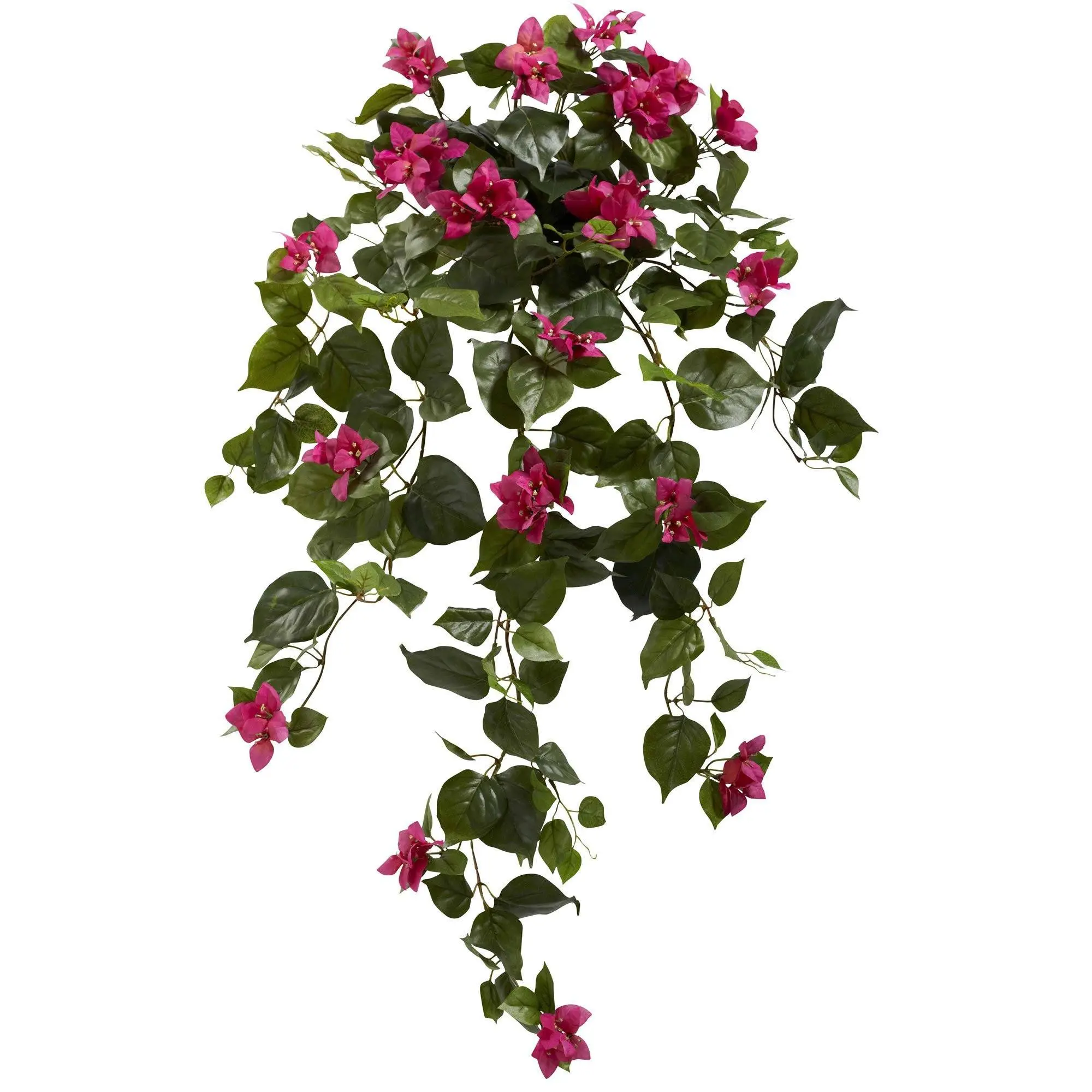2-Pack 37in Decorative Hanging Artificial Bougainvillea Flowers, Easy-to-Blend Floral Centerpiece, Floral Decor for Vase, Home Decor Wedding Supplies