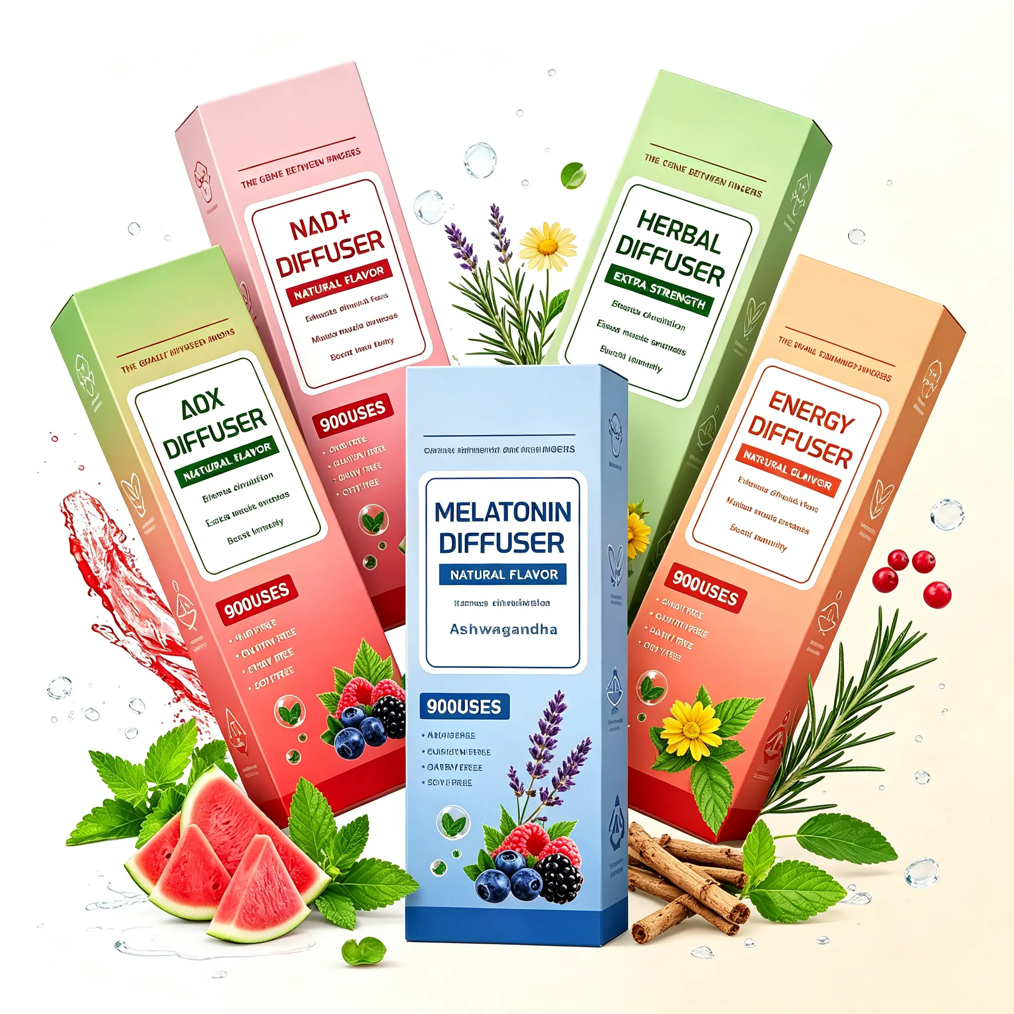 Natural Herbal Plant Aroma Box - Home Fragrance Incense Box with Unique Scents Inside