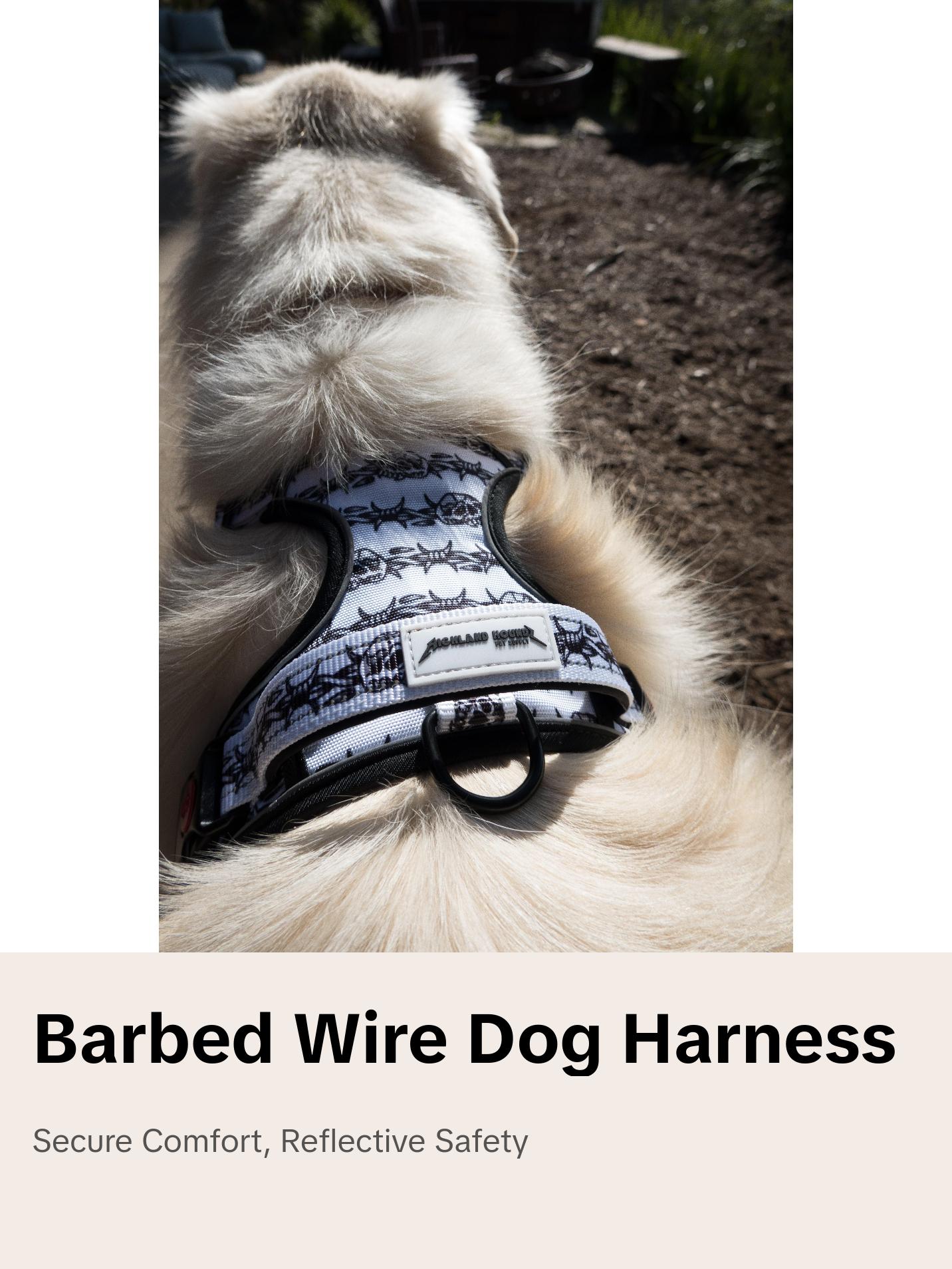 Y - HARNESS - BARB WIRE WHITE