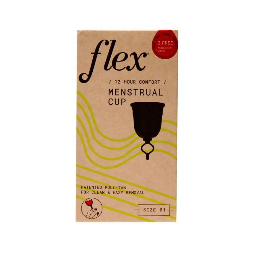 Flex Beginner Slim Fit Menstrual Cup + Menstrual Discs - 3ct