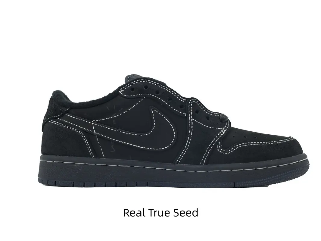 Minimal All Black Nubuck Suede Same-Tone Reverse Logo Low Top Skate Sneakers Unisex, Matte Suede Upper & Cushioned Black Foam Midsole #SkateShoes #StreetSneakers #DarkKicks