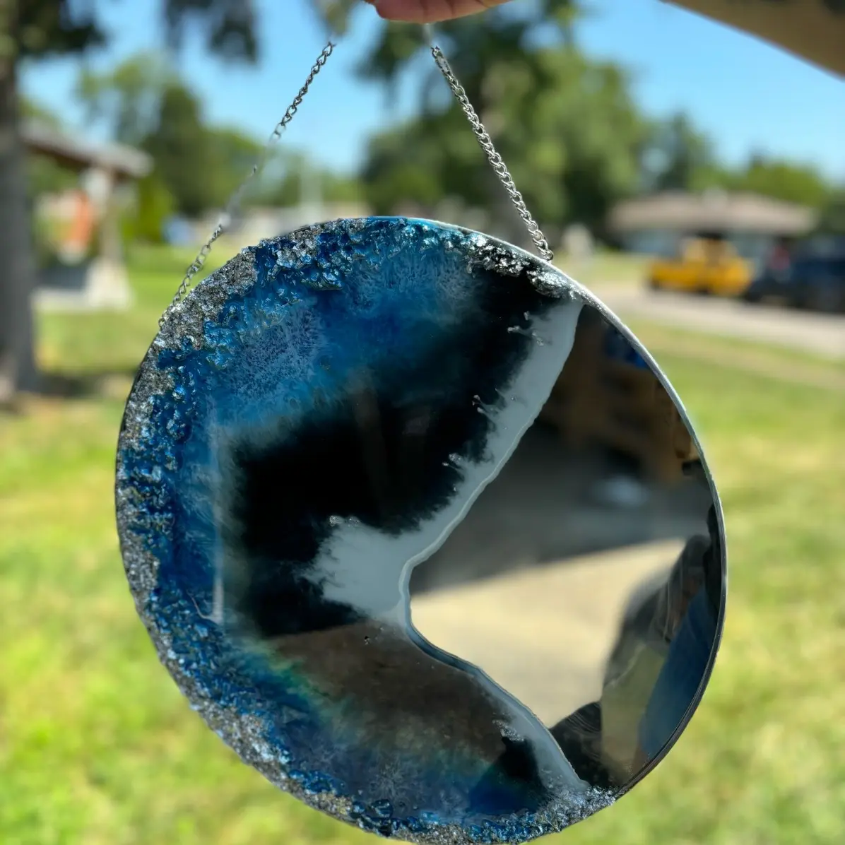 Resin Mirror for Makeup and Cosmetic Use