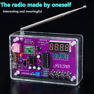 Soldering Kit, FM Radio Kit with LED Display,Soldering Practice Kit,Soldering Practice Kit for Back to School Solder Education Creative Present