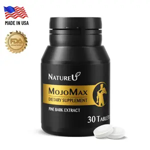 NatureU MojoMax Energy Supplement – 30 Tablets/Box | Boost Stamina, Combat Fatigue, Enhance Focus with L-Citrulline & Pine Bark Extract | Natural Antioxidants for Vitality & Performance