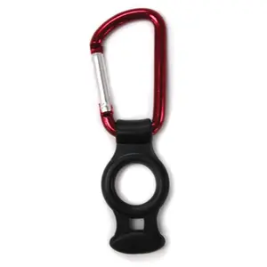 212 MAIN Bison Bottle Bandit Holder, 7cm Metal Climbing Carabiner with Snap Closure, Functional Clip for Sports & Outdoor Use