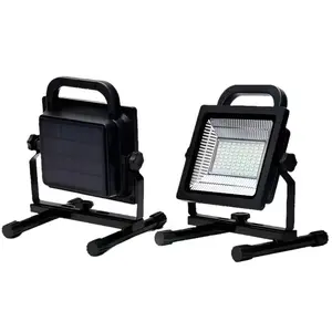 Solar Rechargeable LED Work Light Three Mode Portable Handy Lamp for Indoor Outdoor Use with Durable Design