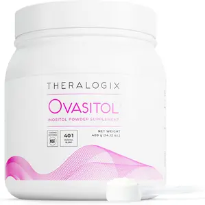 Ovasitol Inositol Powder - 90-Day Supply - Myo-Inositol & D-Chiro Inositol for Hormone Balance & Ovarian Function Support* - NSF Certified - 400 g Edible Reproductive Health