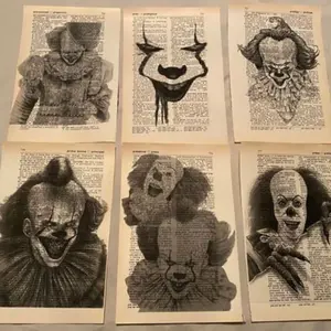 IT Pennywise Themed Dictionary Prints