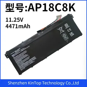 11.25V4471mAh Ap18c8K Ap18c4K Black Laptop Battery for Acer Swift 3 Sf314-57g N16q15 Replacement Battery Li-ion Battery