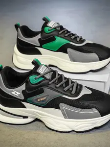 Men's Summer Breathable Mesh Sports Casual Shoes, Anti-Odor Durable Thick Sole, Youth Dad Sneakers, All Seasons