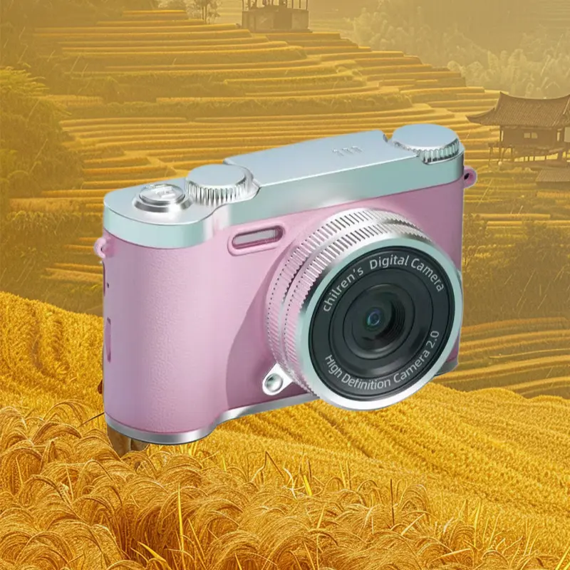 Chushengbai H6-Standard Configuration Digital Point & Shoot Camera - 5000W High-Definition Dual Lenses Classic CCD Sensor, Portable, Selfie Mode, Vintage, Casual, Long-Lasting, Approximately 14*10cm, for Campus