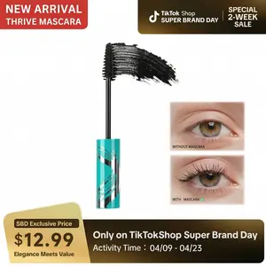 Tubing Mascara Volumizing Lengthening Curling Smudge-Resistant Flake-Free Lightweight Formula for Natural Long Lash Look Vegan Eye Makeup for Defined Rich Black Lashes Cosmetic Beauty Defining Voluminous Smudgeproof