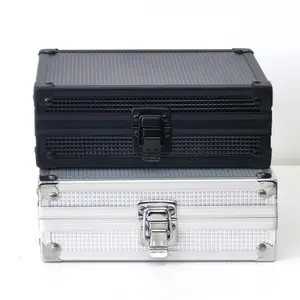 Aluminum Alloy Card Storage Box, 1 Count Portable Storage Box for Graded Sports BGS PSA Card Slabs, Home Organizer for TCG PTCG Graded Cards