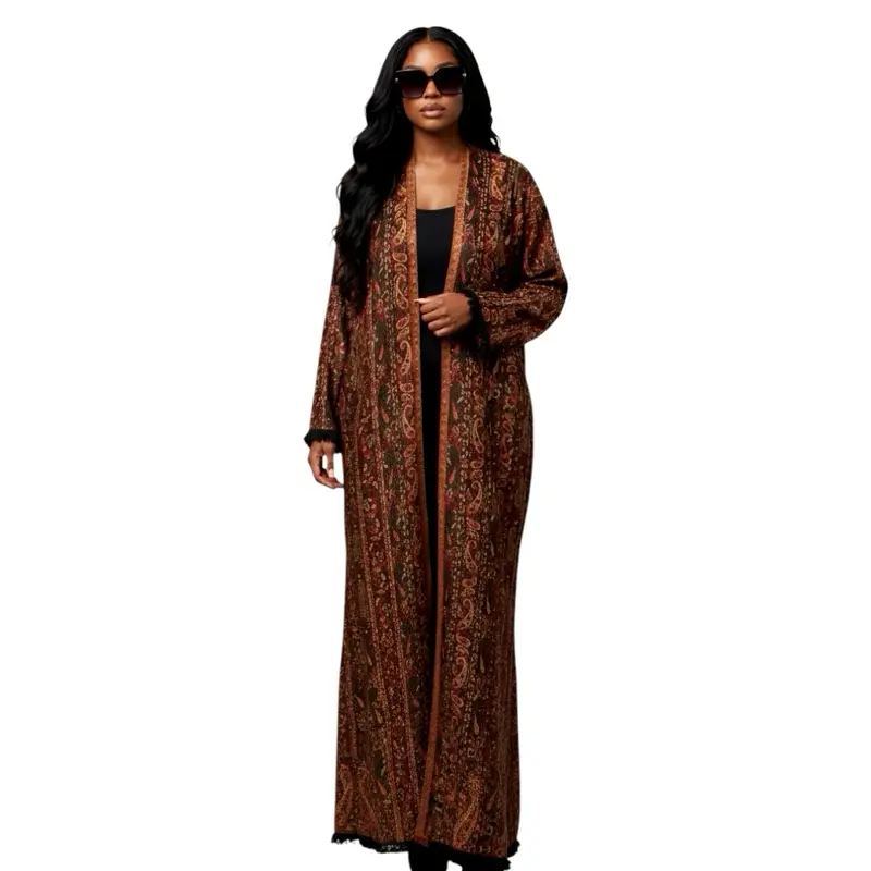 Women's Pashmina Kimono Abaya, Modest Muslim Outfits, Muslim Fashion, Elegant Traditional Abayas
