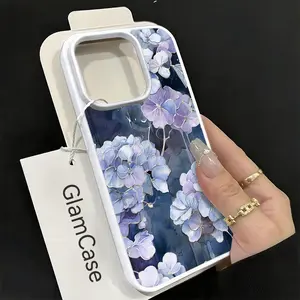 Watercolor Floral Phone Case， Elegant Hydrangea Style for iPhone 17 16 15 14 13 12 11 Plus Pro Max， Anniversary Gift. A13