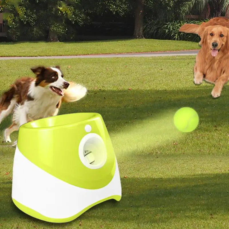 Outdoor Dog Ball Launcher, 1 Set Automatic Dog Ball Launcher, Pet Ball Thrower, Indoor & Outdoor Dog Toy, Fun and Exciting Ball Toy for Dogs, Dogs Thr