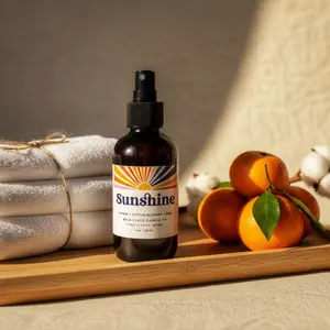 Sunshine - Linen & Room Spray – 4 oz. Black Bottle