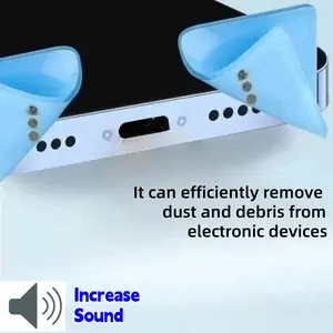 10 Pcs Multi-Purpose Dust Removal Tool Set, Phone Earpiece Cleaner Stickers, Speaker Grill Cleaning Adhesive, Fix Low Sound Issues, Cleaning Kit
